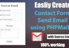 Free Gmail PHP Script Contact Form supports App password
