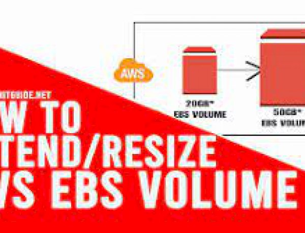 How do I increase the size of my EBS volume if I receive an error that there’s no space left on my file system?