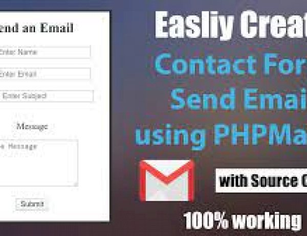 Free Gmail PHP Script Contact Form supports App password